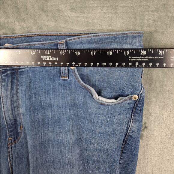 Levis 415 Classic Bootcut Jeans 20W Denim Medium Wash High Rise Stretch Western - Picture 4 of 10